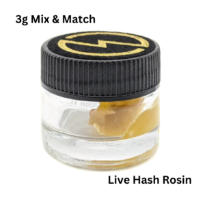 3g High Voltage Extracts Live Hash Rosin – Mix and Match