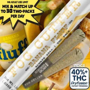 Banana Fluff (I-H) Fog Cutter Infused PRJ 2pk x .5g